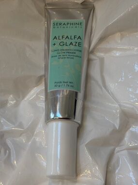 New SERAPHINE BOTANICALS Alfalfa + Glaze - Long-Wearing Hyper Glow Primer